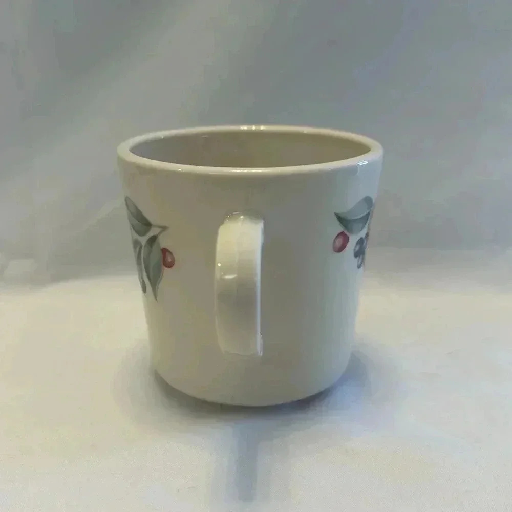 Set of 8 Vintage Corningware Corelle Abundance Fruit Mugs Coffee Cups - Picture 5 of 6